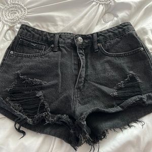Denim shorts